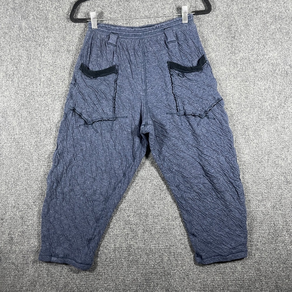 Free People Intimately Barrel Pants Heather Blue Crop Loungewear Size XS #3264